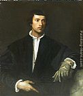 Titian Man with a Glove painting